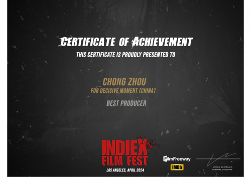 《决定性时刻》赢得IndieX Film Fest和伦敦国际电影节双奖 -1