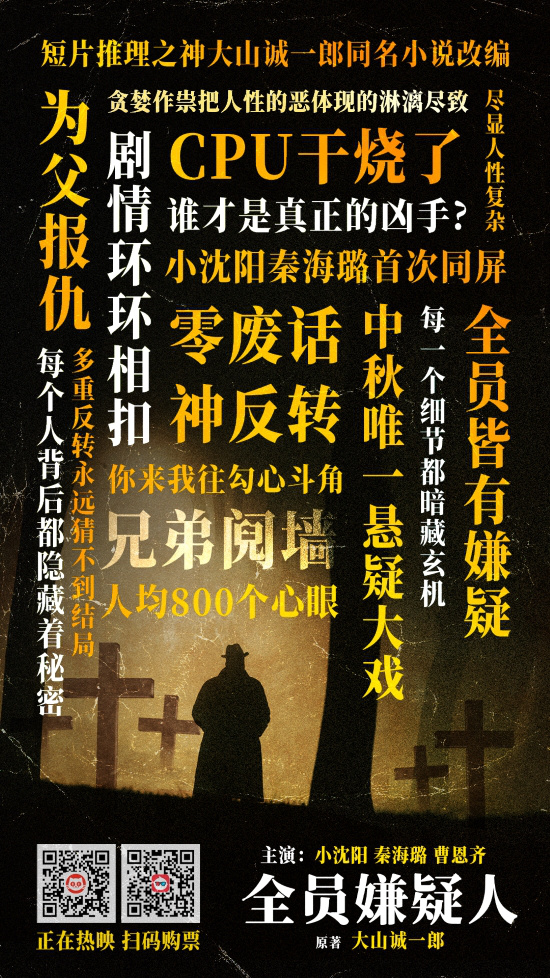 《全员嫌疑人》热门上映 小沈阳秦海璐神奇反转 -1