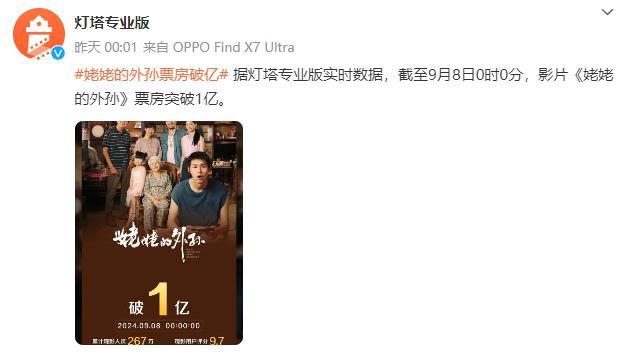 观众感慨《姥姥的外孙》：动容破亿，情节太令人眼泪成满屏 -1