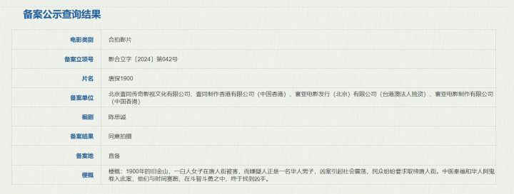 陈思诚《唐探1900》揭秘旧金山唐人街谜案 -1