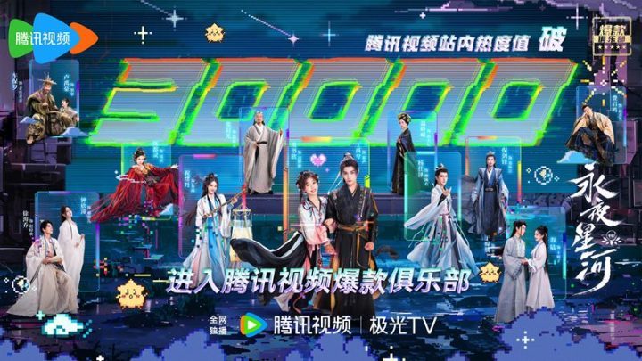 《永夜星河》热度突破30000，赢得全球平台观众认可 -1