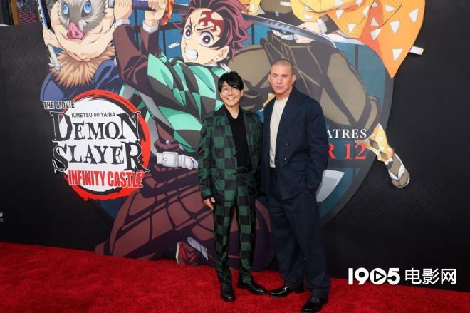 《鬼灭之刃》洛杉矶首映：查宁·塔图姆与花江夏树同框 -1