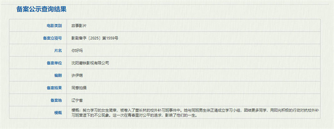 李庚希、宋亚轩加盟《少年的你》编剧新作《你好吗》 -1